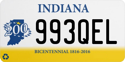 IN license plate 993QEL