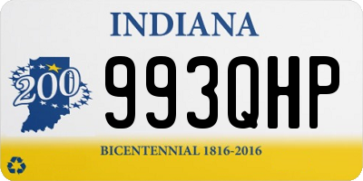 IN license plate 993QHP