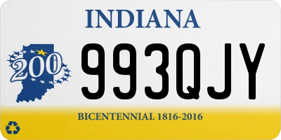 IN license plate 993QJY