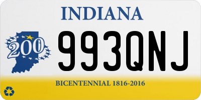 IN license plate 993QNJ