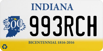 IN license plate 993RCH