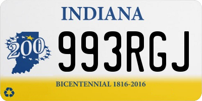 IN license plate 993RGJ