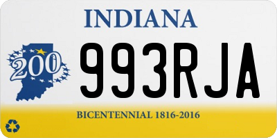 IN license plate 993RJA