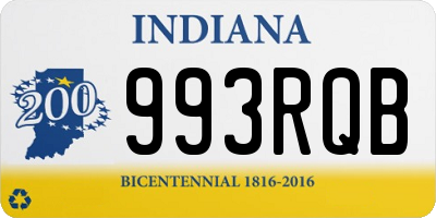 IN license plate 993RQB