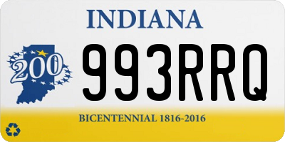 IN license plate 993RRQ