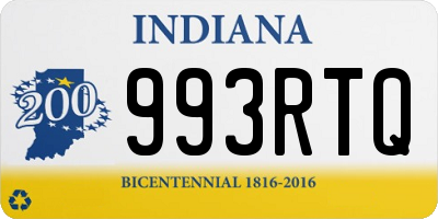 IN license plate 993RTQ