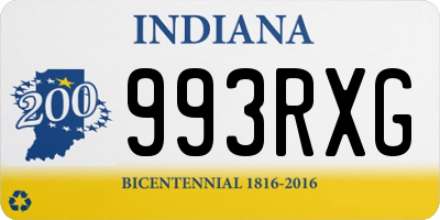 IN license plate 993RXG