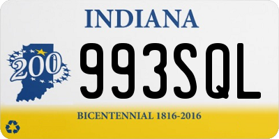 IN license plate 993SQL