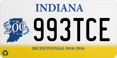 IN license plate 993TCE