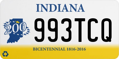 IN license plate 993TCQ