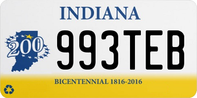 IN license plate 993TEB