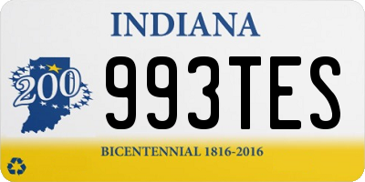 IN license plate 993TES