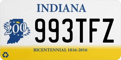 IN license plate 993TFZ