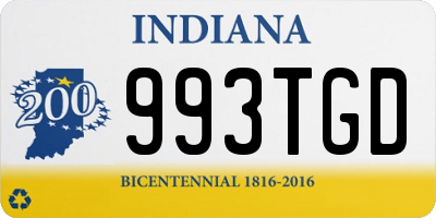 IN license plate 993TGD