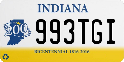 IN license plate 993TGI