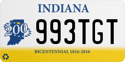 IN license plate 993TGT