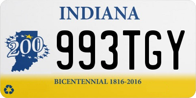 IN license plate 993TGY