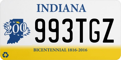 IN license plate 993TGZ