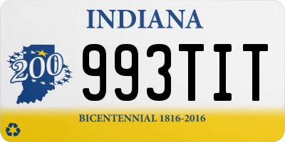 IN license plate 993TIT