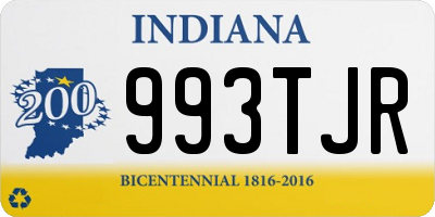 IN license plate 993TJR