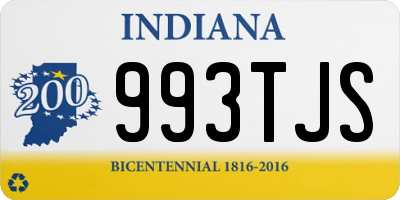 IN license plate 993TJS