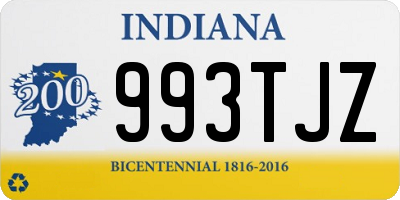 IN license plate 993TJZ