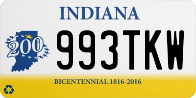 IN license plate 993TKW