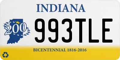 IN license plate 993TLE