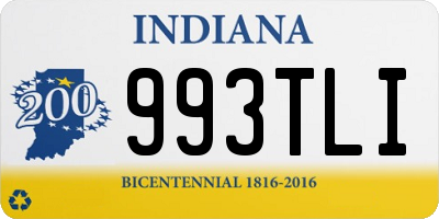 IN license plate 993TLI