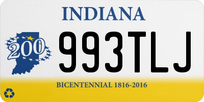 IN license plate 993TLJ