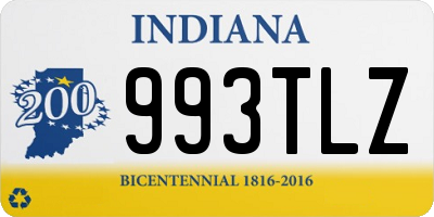 IN license plate 993TLZ