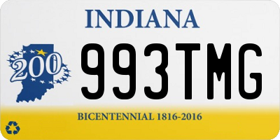 IN license plate 993TMG