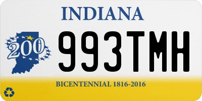 IN license plate 993TMH