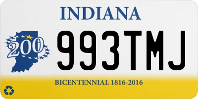 IN license plate 993TMJ