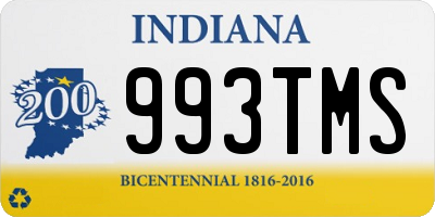 IN license plate 993TMS