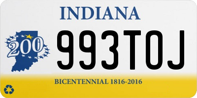 IN license plate 993TOJ