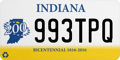 IN license plate 993TPQ