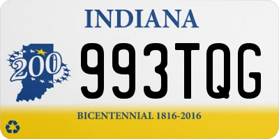 IN license plate 993TQG