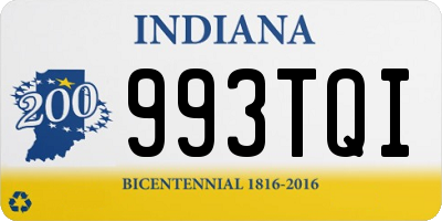 IN license plate 993TQI