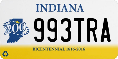 IN license plate 993TRA