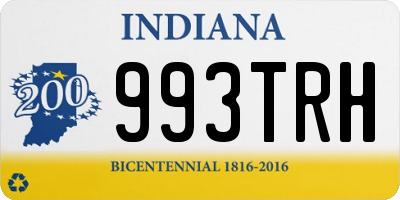 IN license plate 993TRH