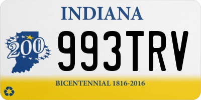 IN license plate 993TRV