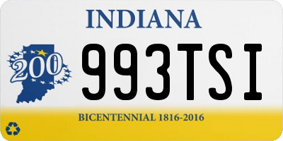 IN license plate 993TSI