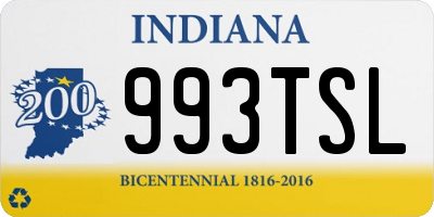 IN license plate 993TSL