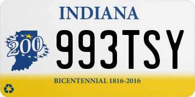 IN license plate 993TSY