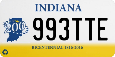 IN license plate 993TTE