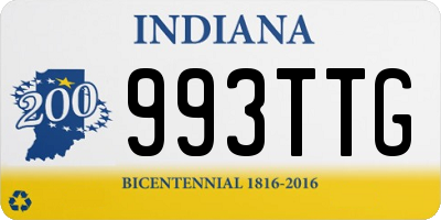 IN license plate 993TTG