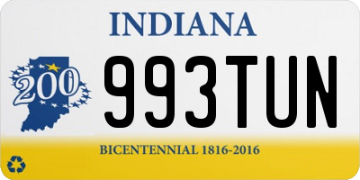 IN license plate 993TUN