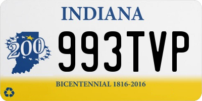 IN license plate 993TVP