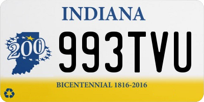 IN license plate 993TVU